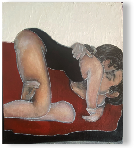 aufgefangen
Öl, Struktur/Lw 50 x 60 cm, 2015